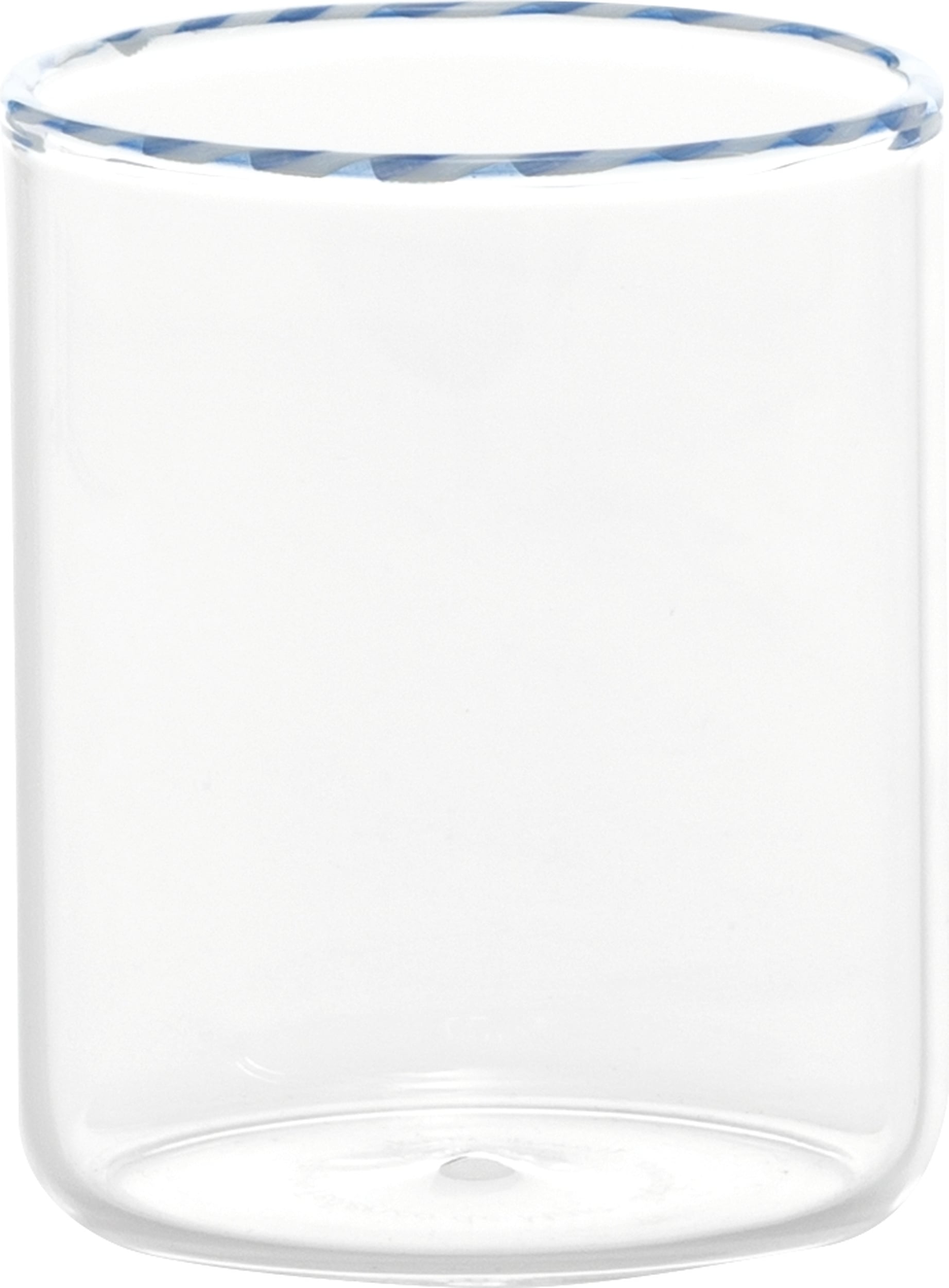 Szklanka Intrecci 460 ml biało-niebieska