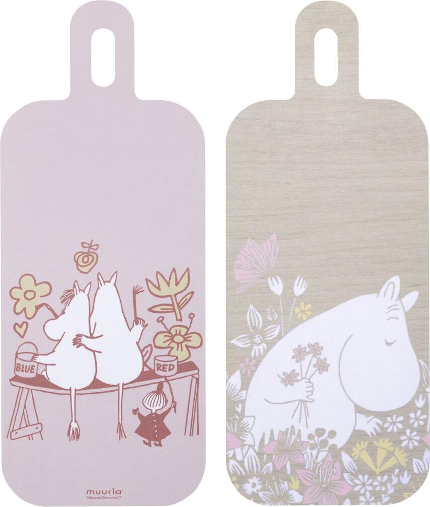 Deska do krojenia i serwowania Muurla Muminki Flower Field 13 x 33 cm