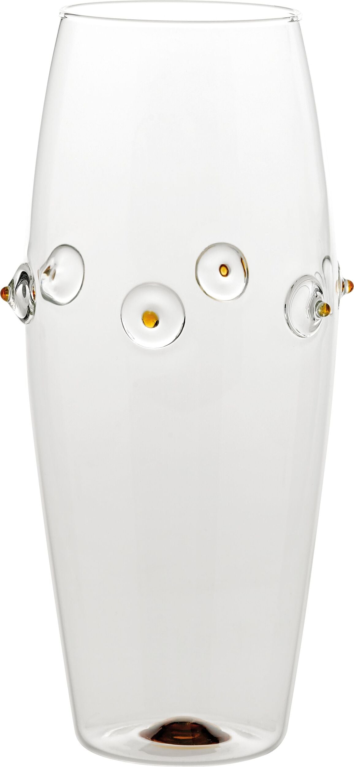 Wazon Patèa wypukły 24 cm złotożółty