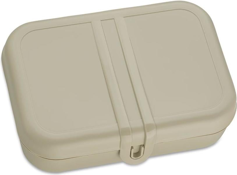 Lunchbox Pascal Organic L piaskowy z przegródką