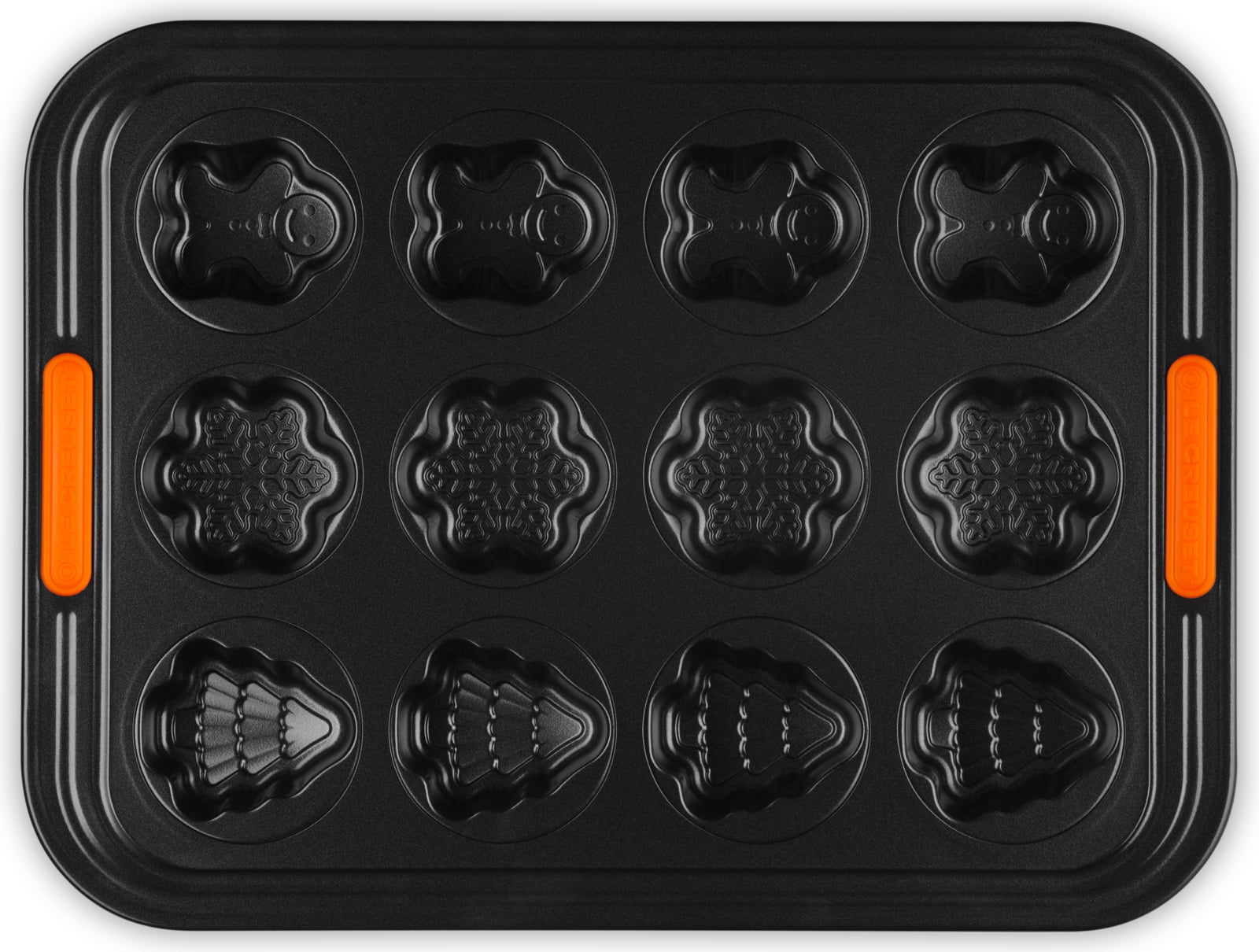 Forma do 12 muffinów Le Creuset świąteczna z nieprzywierającą powłoką