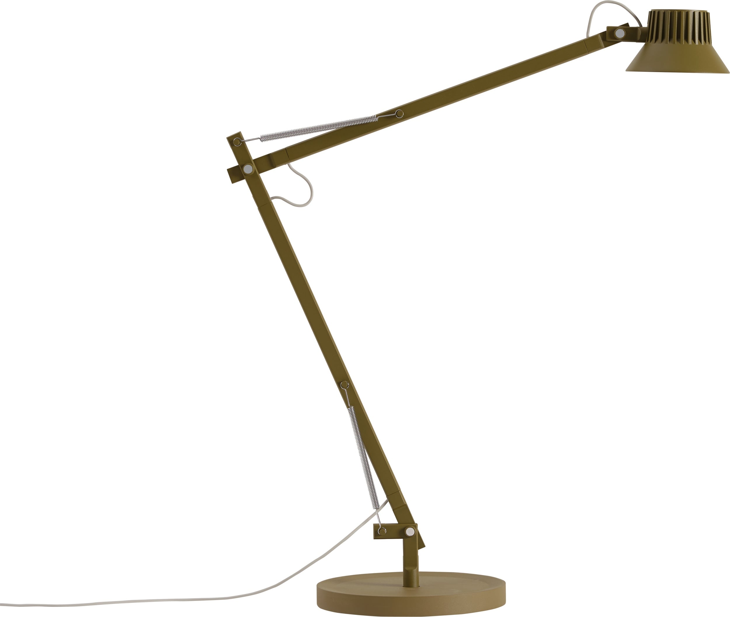 Lampa stołowa Dedicate L2 brązowozielona z podstawą
