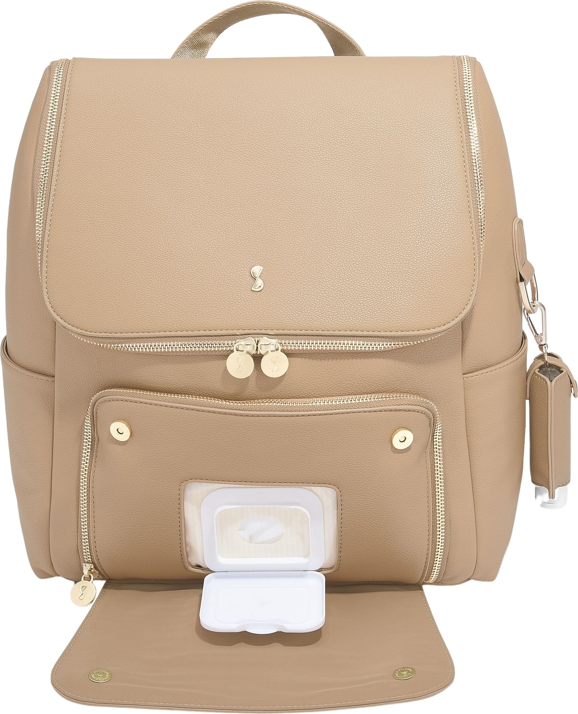 Plecak z przewijakiem Stackers camel