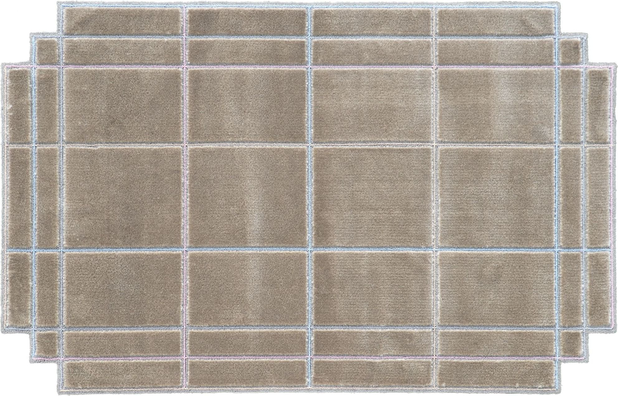 Dywan Volentieri Finestra orzechowy 200 x 200 cm