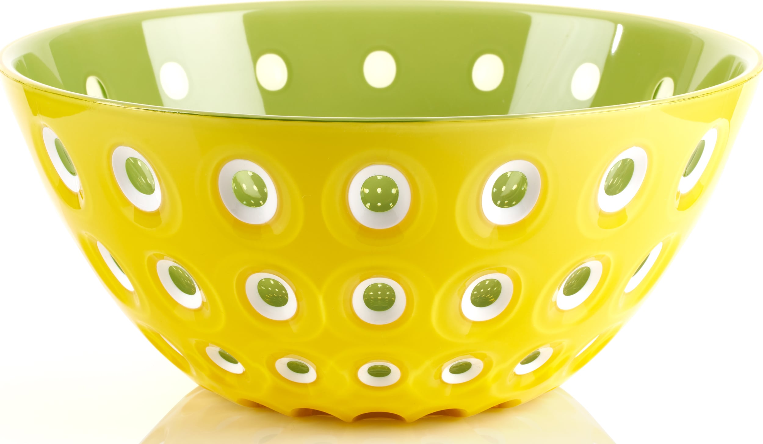 Miska Le Murrine 25 cm żółto-zielona