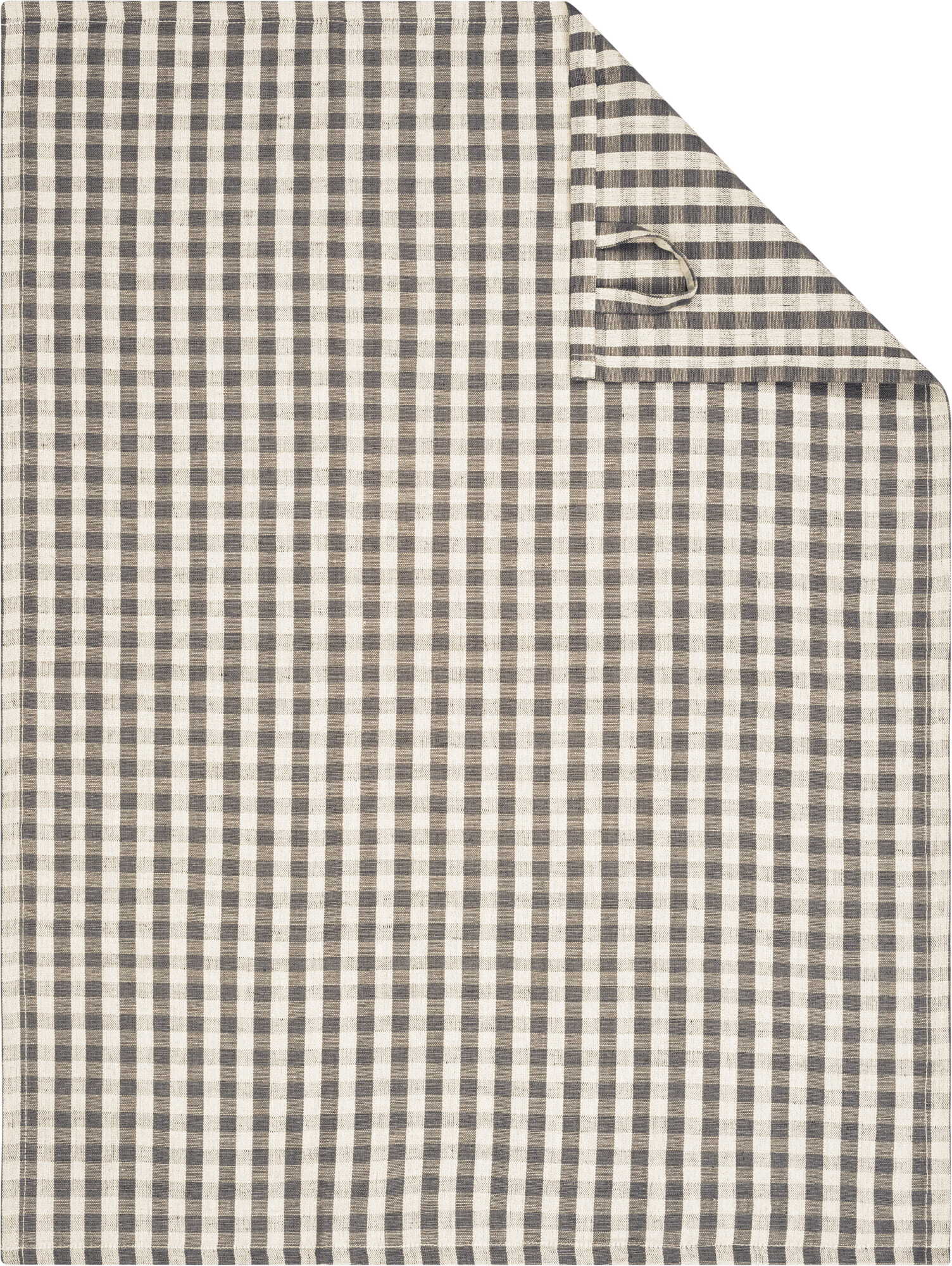 Ścierka kuchenna Linen Classics w kratkę metaliczna
