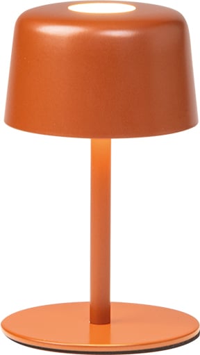 Lampa stołowa bezprzewodowa Ailati terracotta z regulowaną wysokością