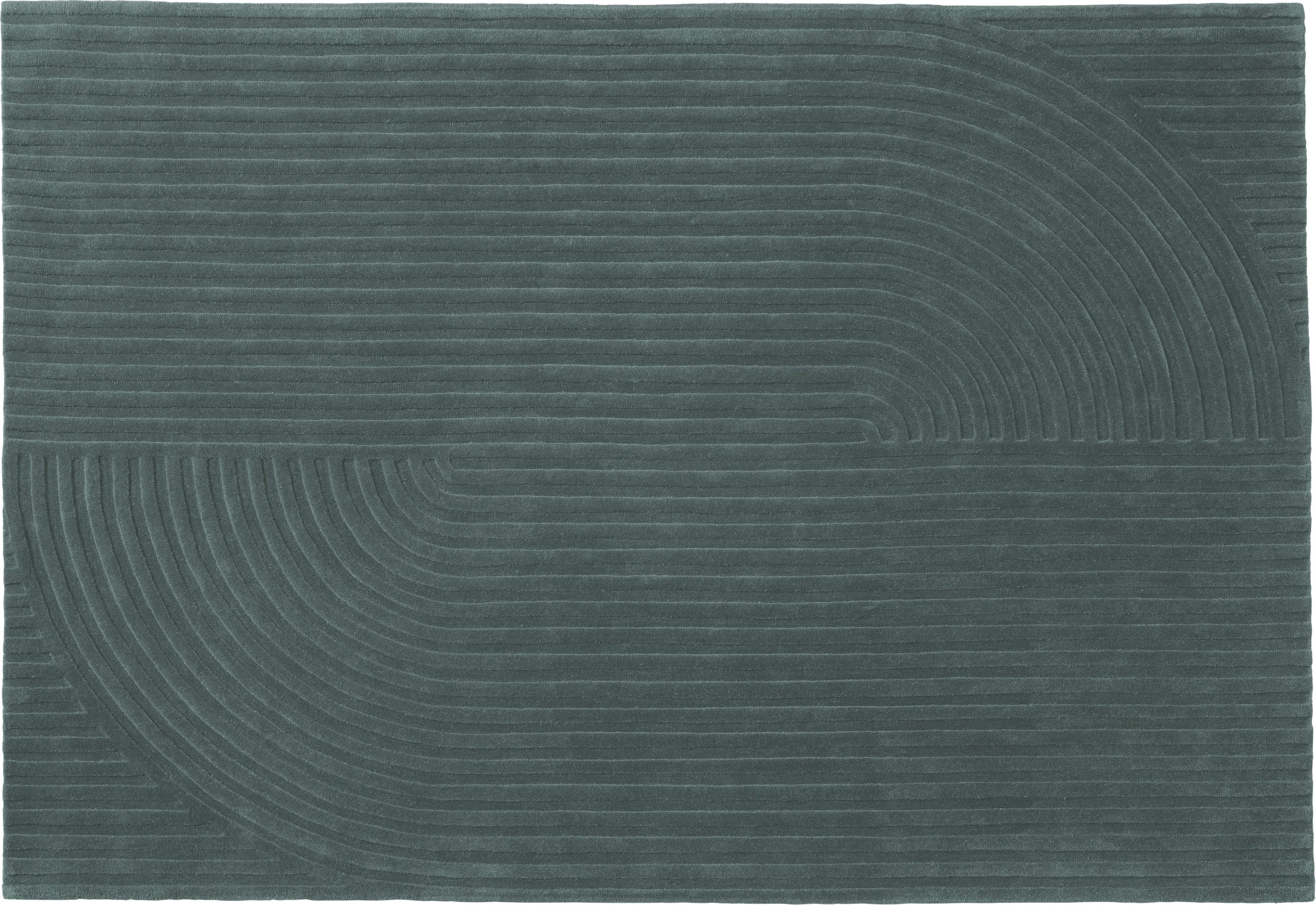 Dywan Relevo Quattro 170 x 240 cm ciemnozielony