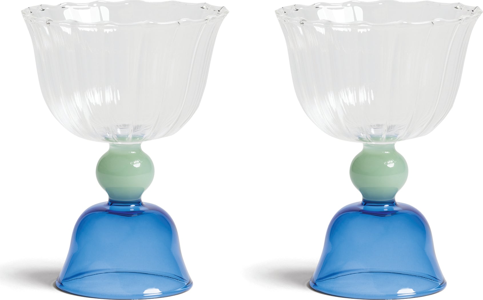 Kieliszki Tulip 200 ml niebieskie 2 szt.