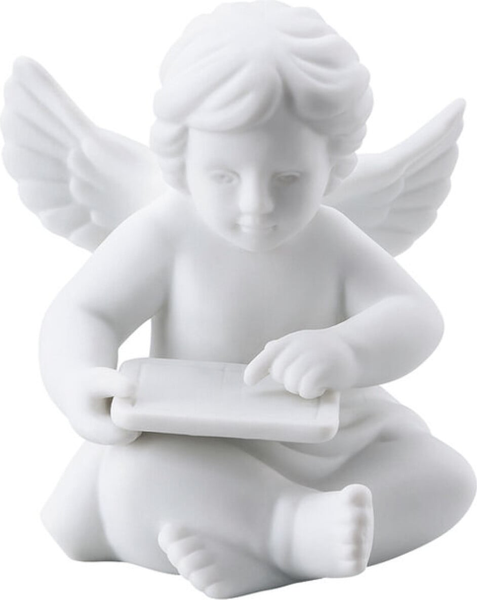 Figurka Classic anioł z tabletem duży