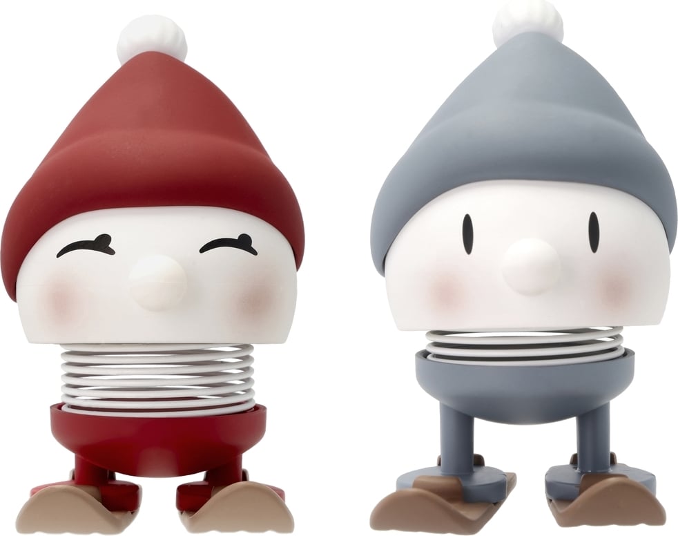 Figurki Hoptimist Soft Skiing 7 cm czerwona i błękitna 2 szt.