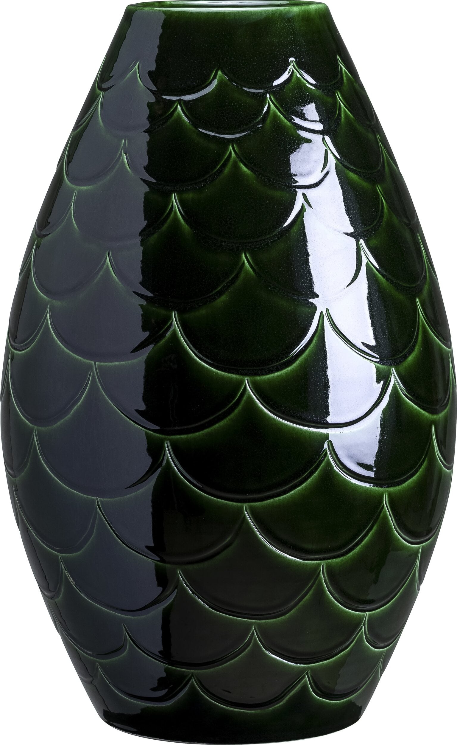 Wazon Misty wysoki 40 cm zielony