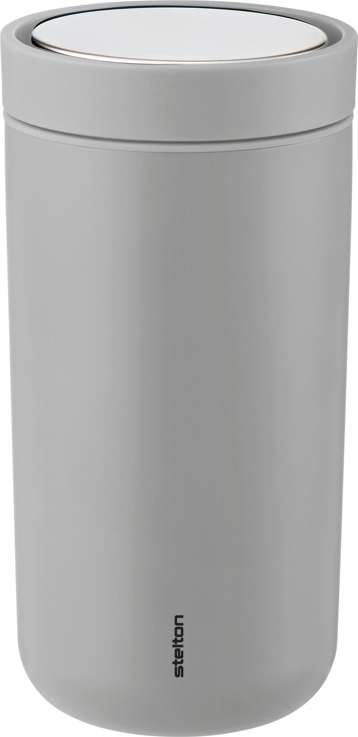 Kubek termiczny To-Go Click 200 ml matowy jasnoszary z podwójnej stali