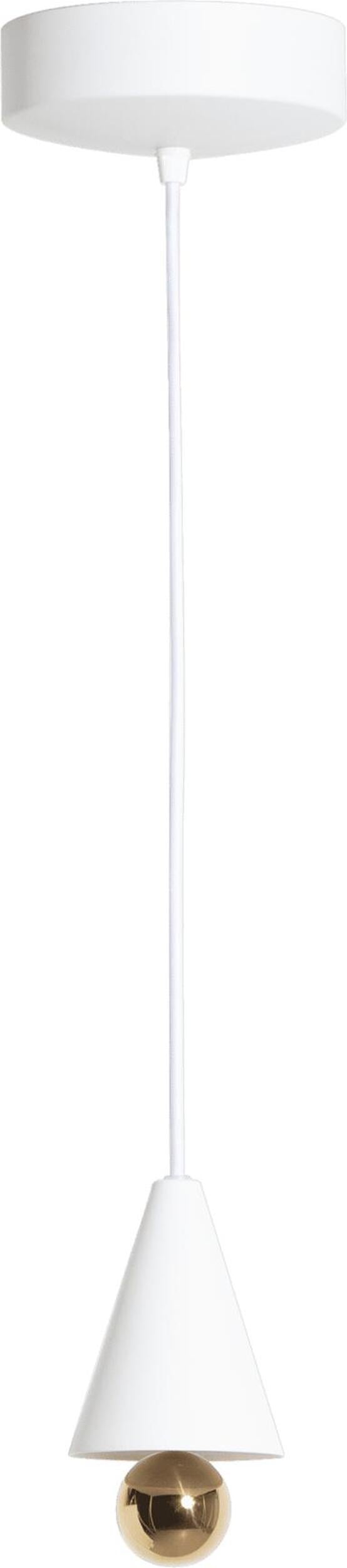 Lampa wisząca Cherry 9 3 cm biała