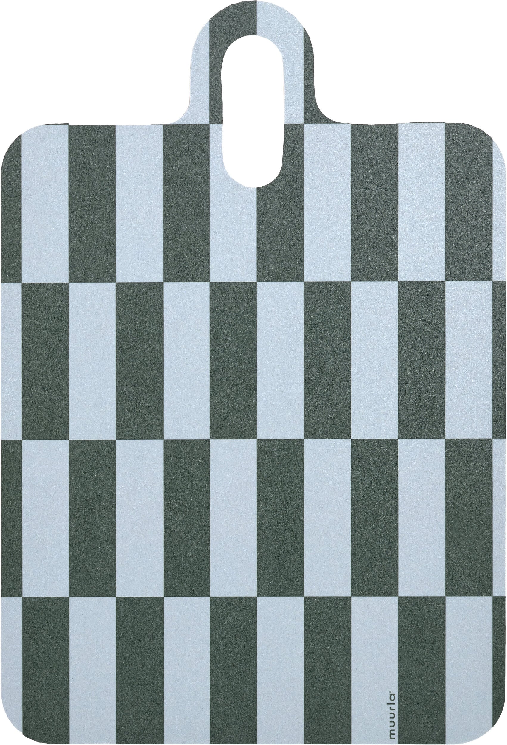 Deska do krojenia i serwowania Checks & Stripes 21 x 31 cm zielono-fioletowa