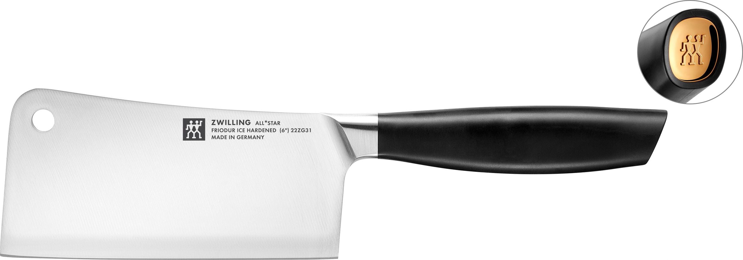 Tasak All Star 15 cm złoty