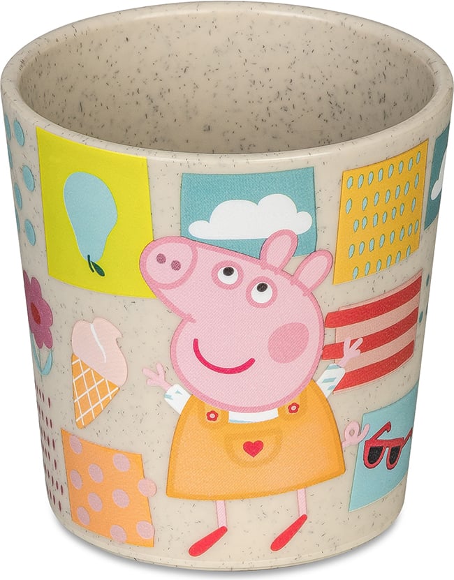 Kubek dziecięcy Connect Świnka Peppa 190 ml piaskowy