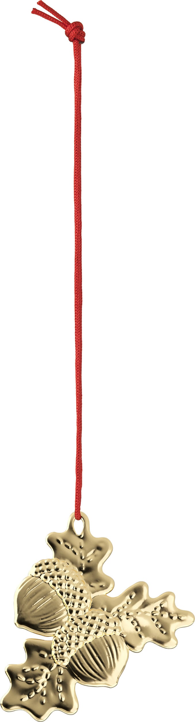 Zawieszka świąteczna Karen Blixen żołądź 7 cm złota