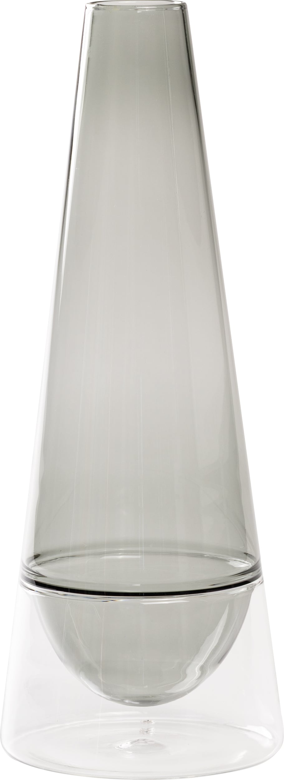 Wazon Conosfera 30 cm szary