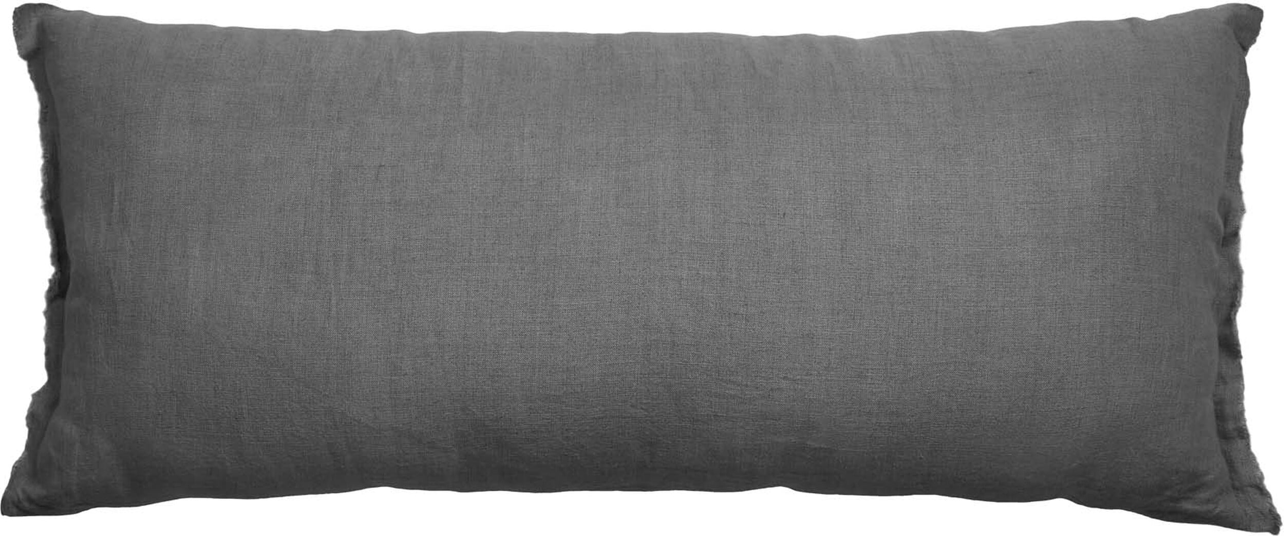 Poduszka Linka 40 x 90 cm ciemnoszara lniana