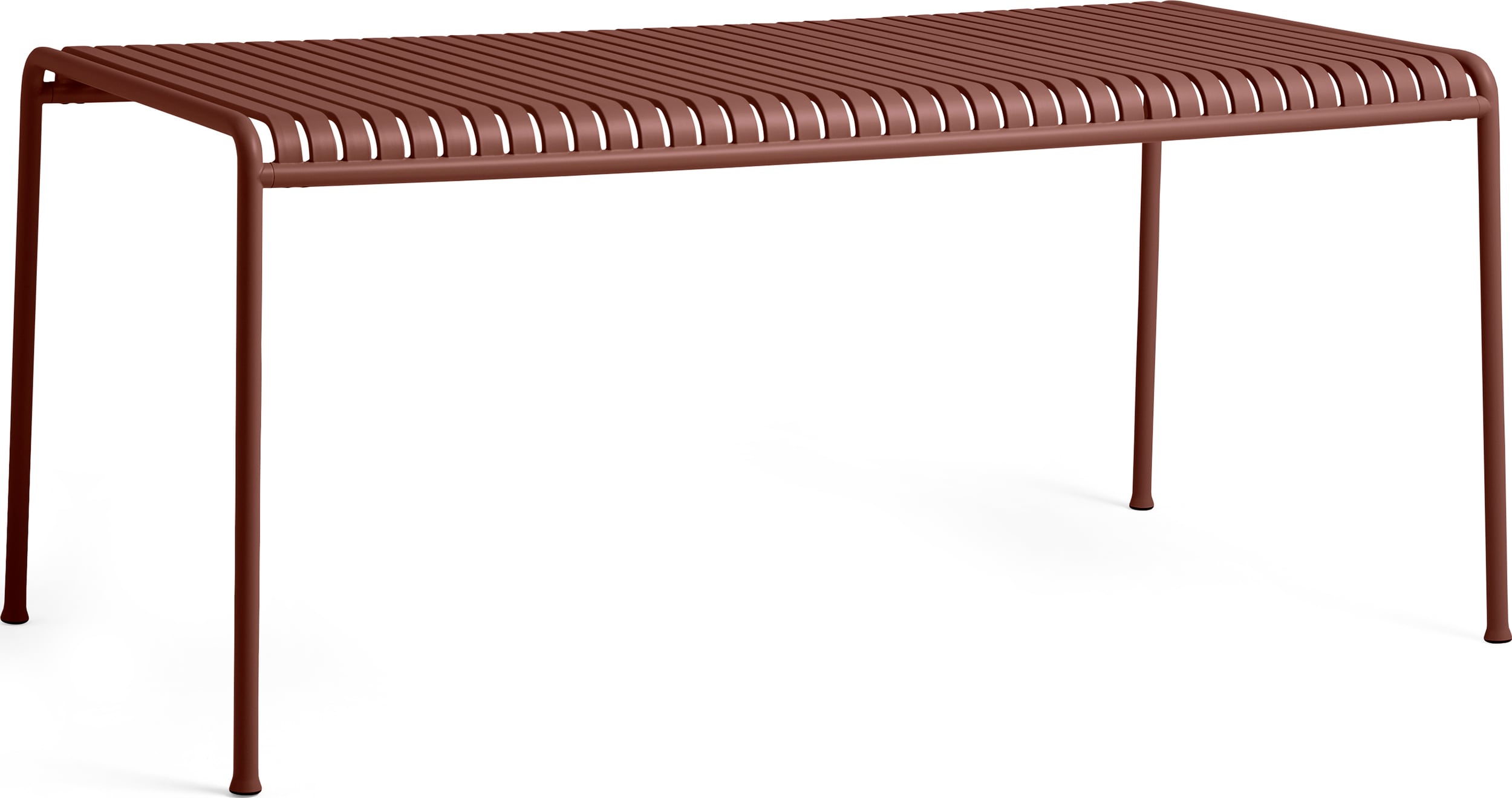 Stół ogrodowy Palissade 170 x 90 cm czerwony