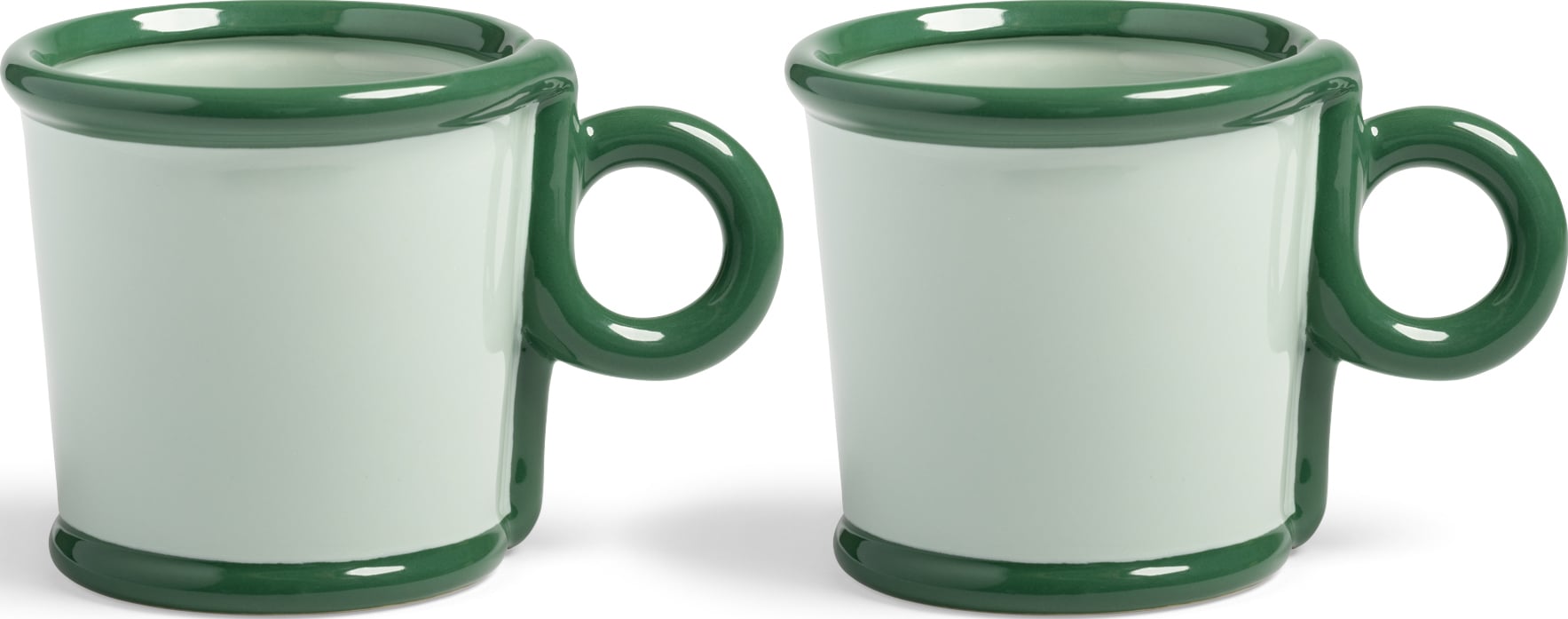 Kubki Loop 300 ml zielone 2 szt.