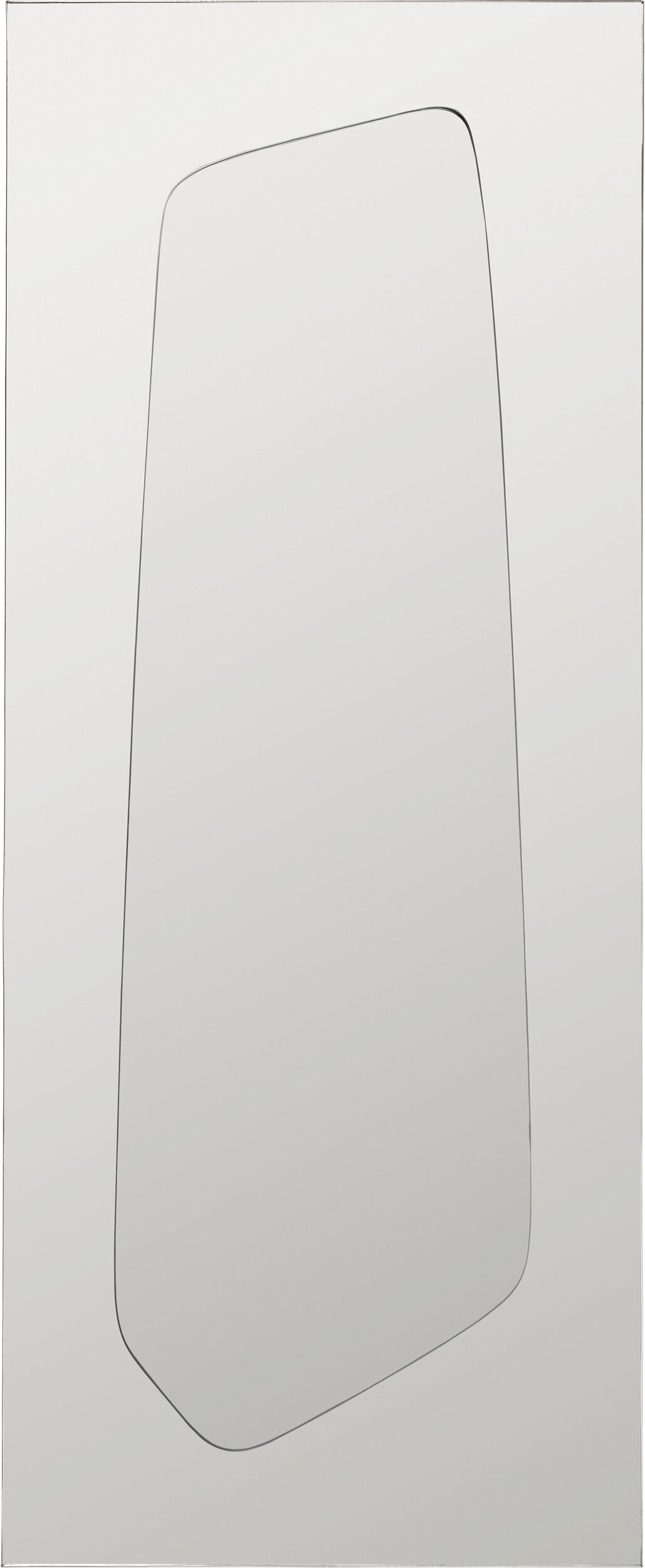Lustro ścienne Folia 135 cm srebrne