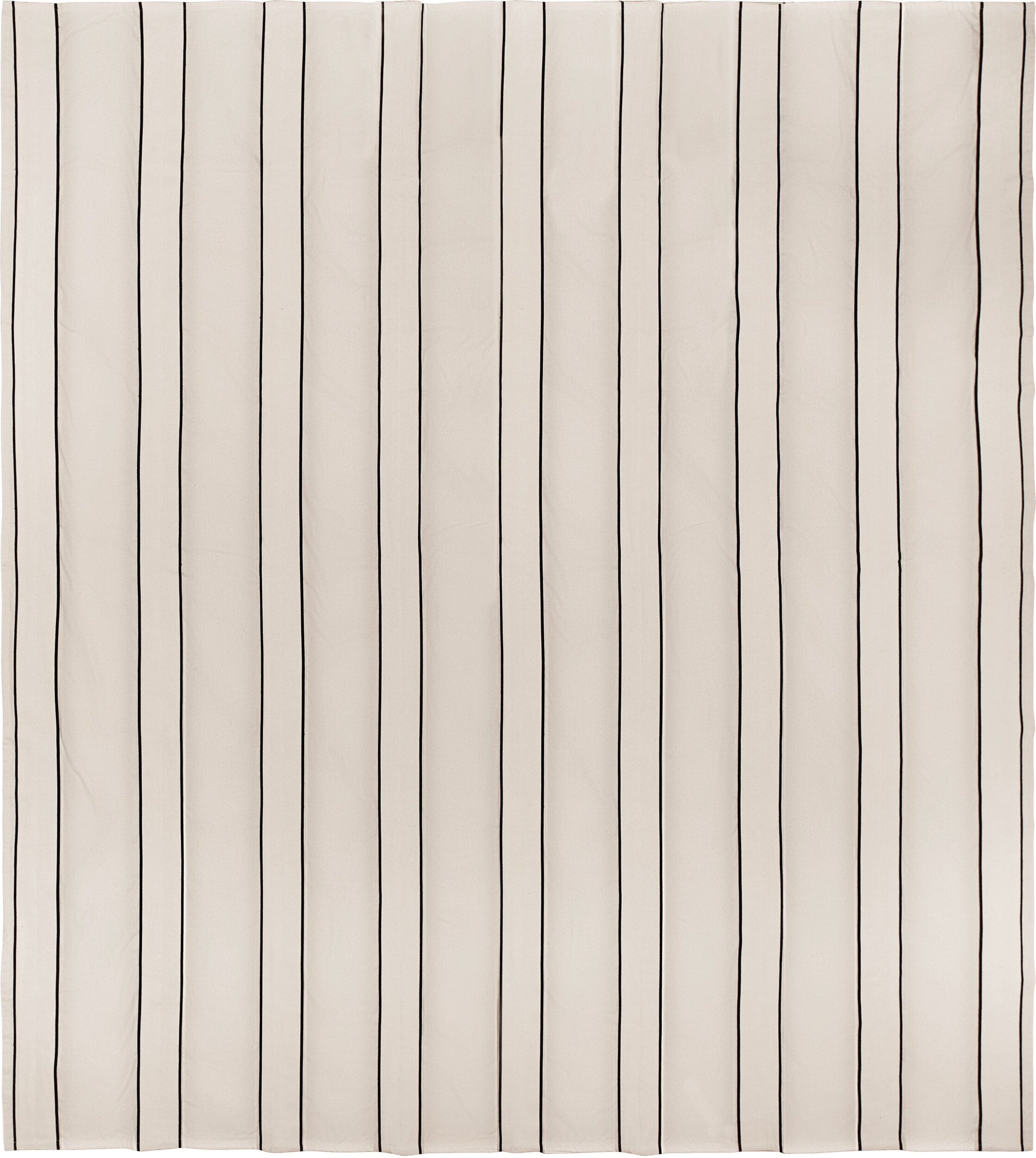 Narzuta Twill w paski 230 x 260 cm złamana biel