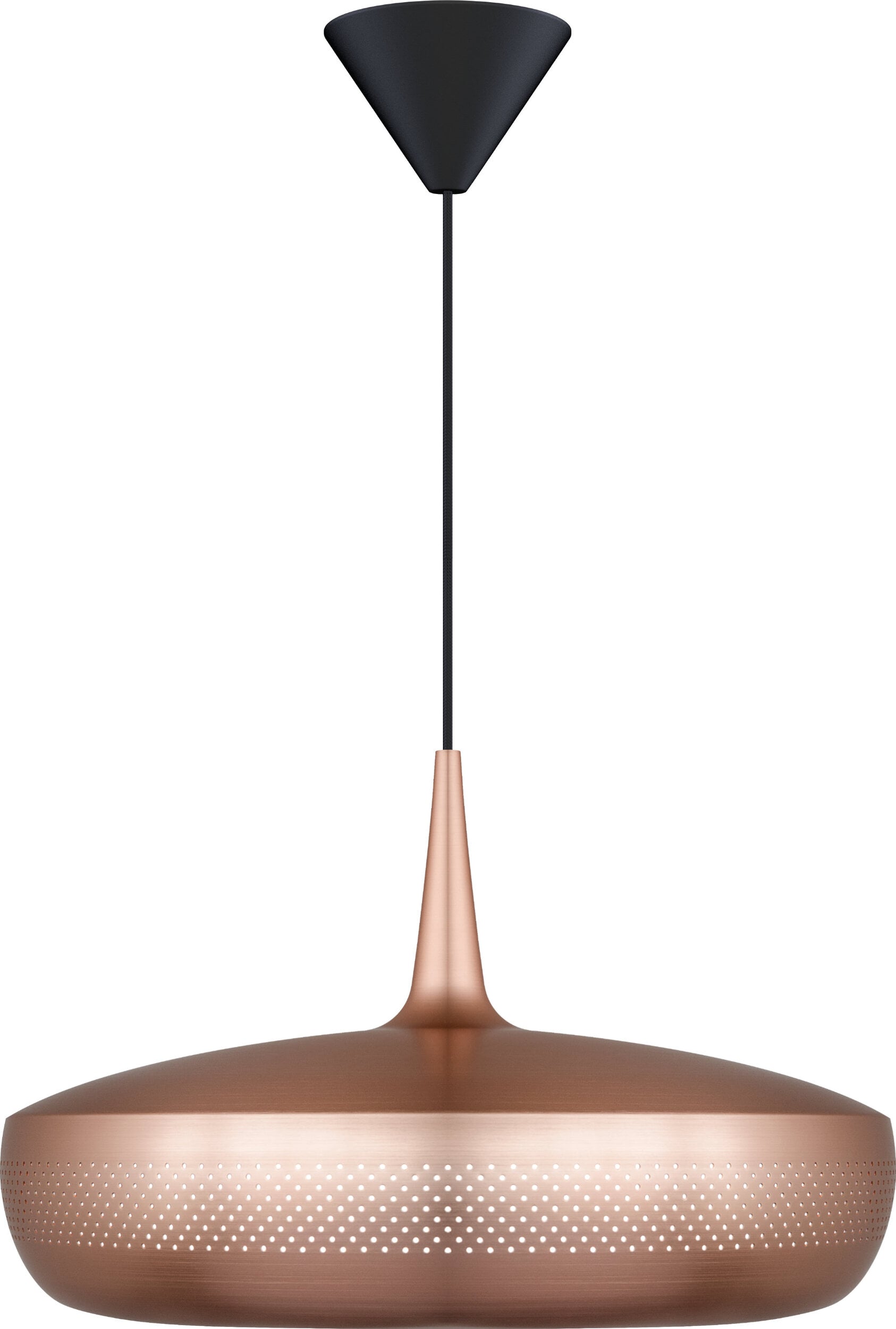 Lampa wisząca Clava Dine V2 miedź z czarną rozetą