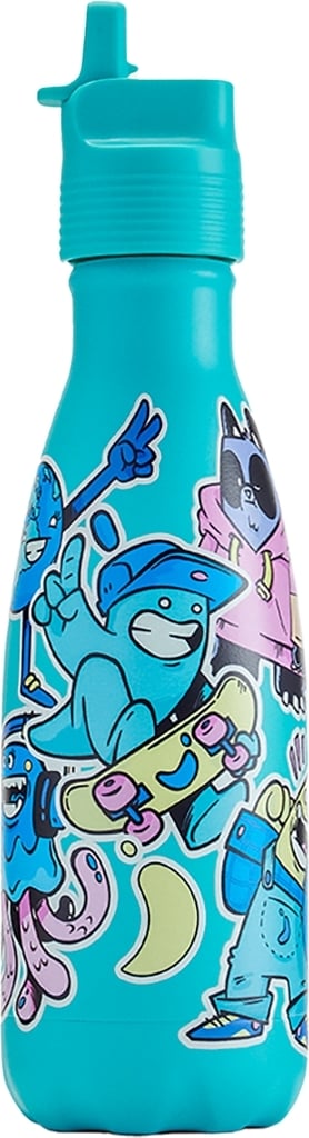 Butelka termiczna na zimne napoje Original Kids Crew 350 ml niebieska