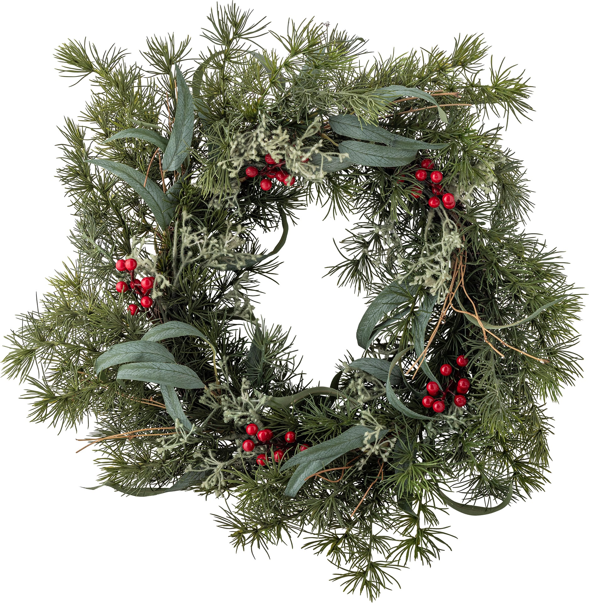 Dekoracja świąteczna Pine wieniec 60 cm