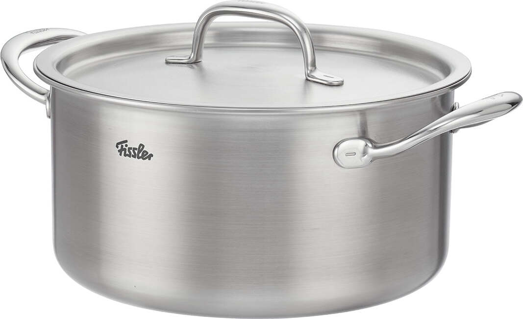 Garnek M5 Pro-Ply 24 cm stalowy z metalową pokrywą