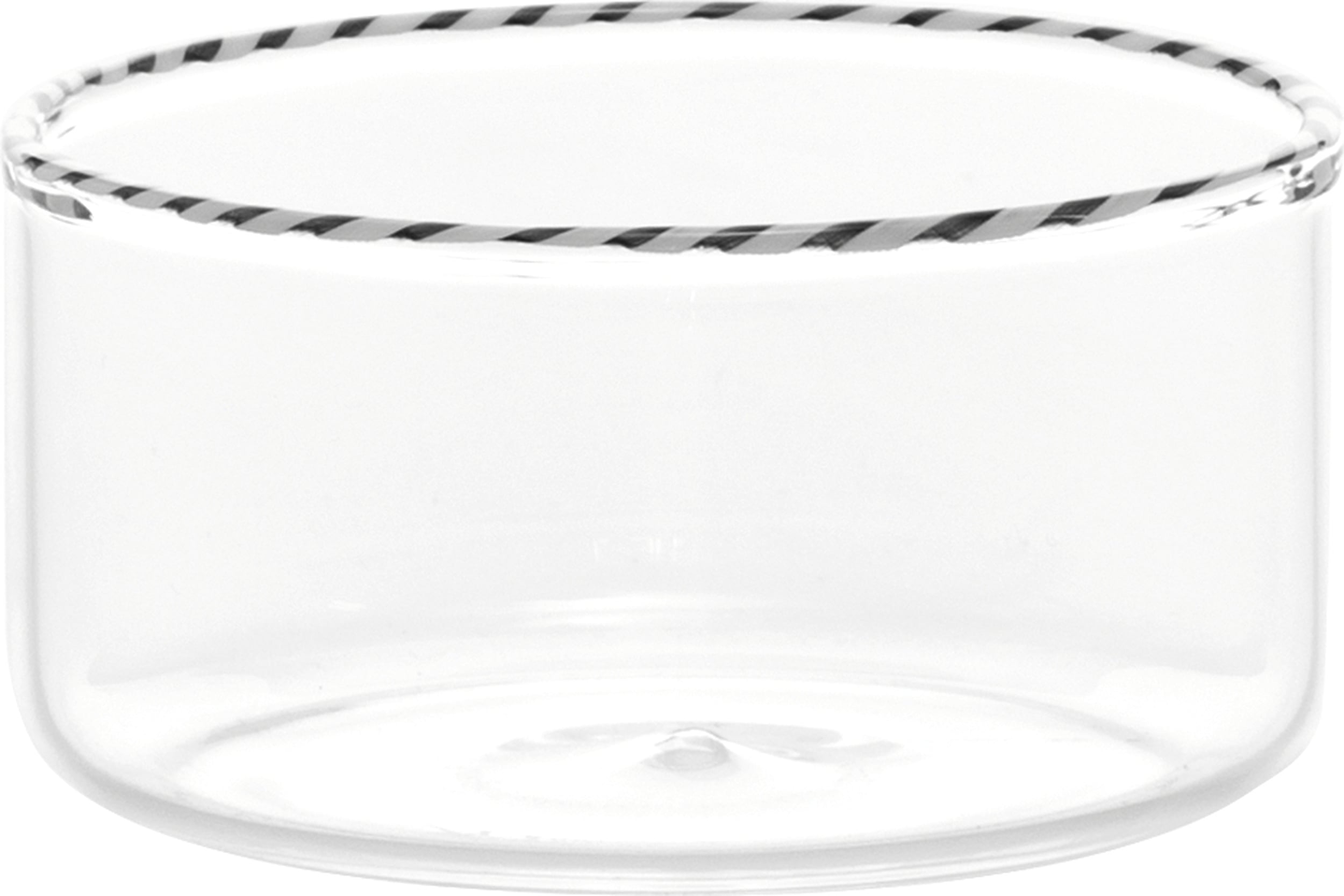 Miseczka Intrecci 420 ml czarno-biała