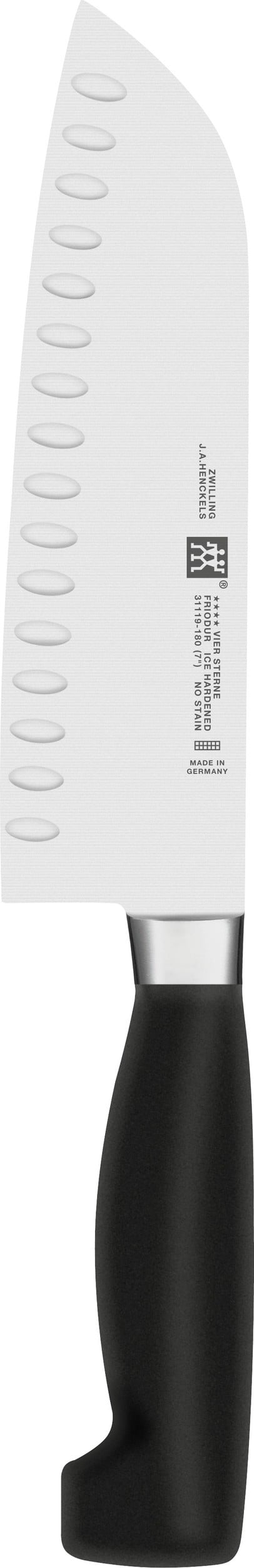 Nóż santoku karbowany Four Star 18 cm