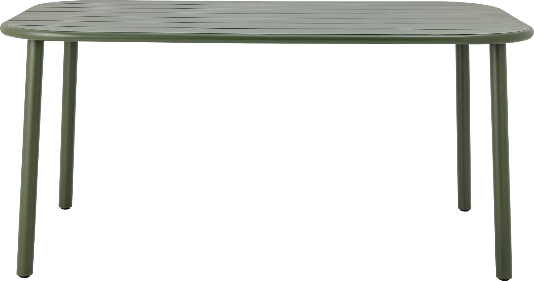 Stół ogrodowy Calana 90 x 160 cm zielony