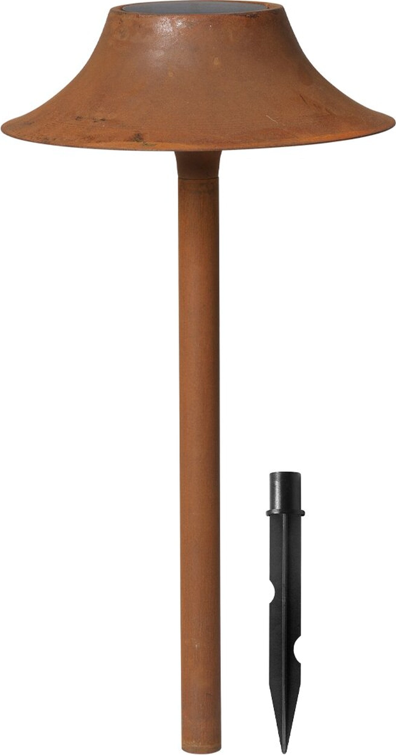 Lampa solarna Cortivo Outdoor 46 cm rdzawy brąz