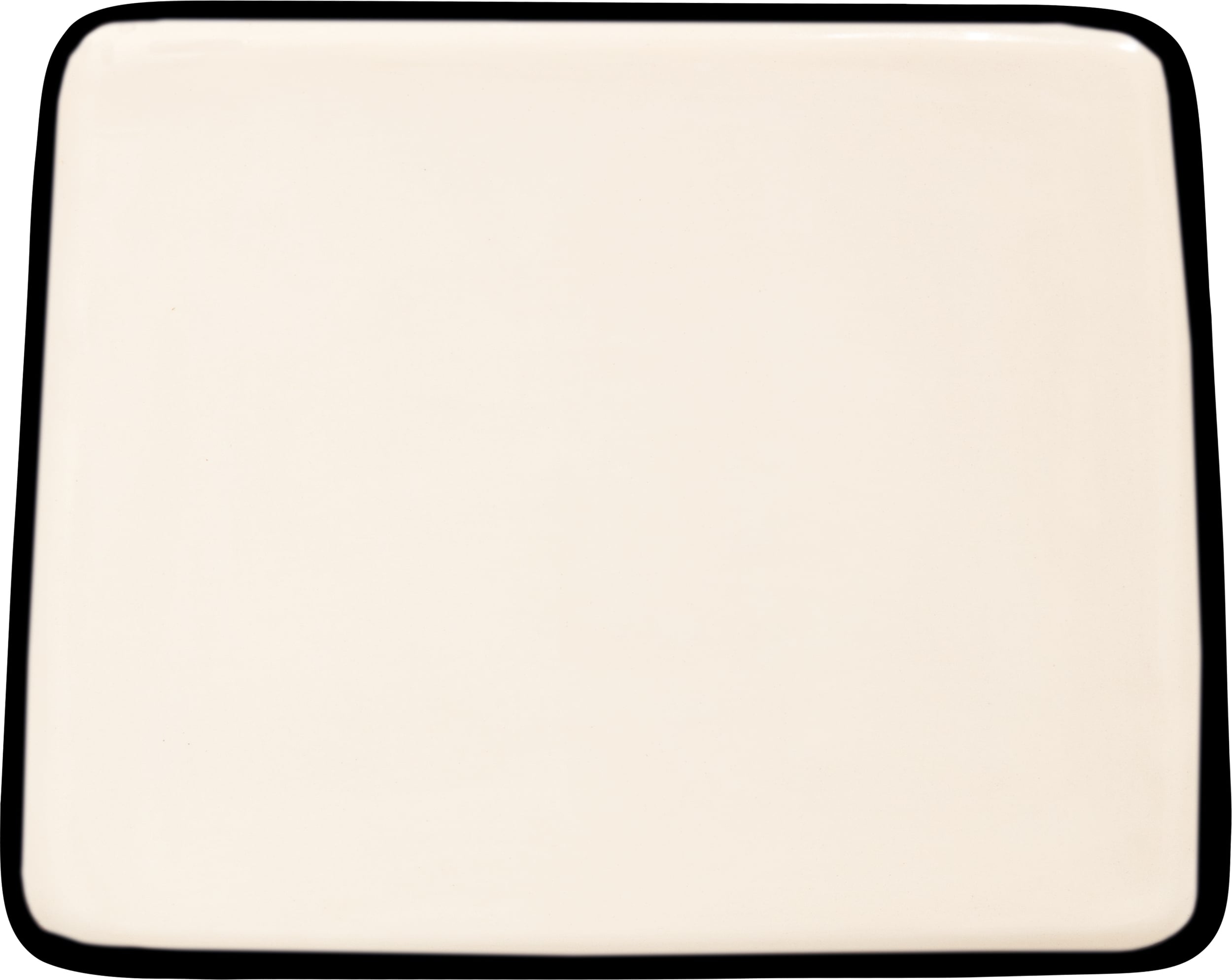 Talerz obiadowy Lido Rim 28 x 24 cm czarny