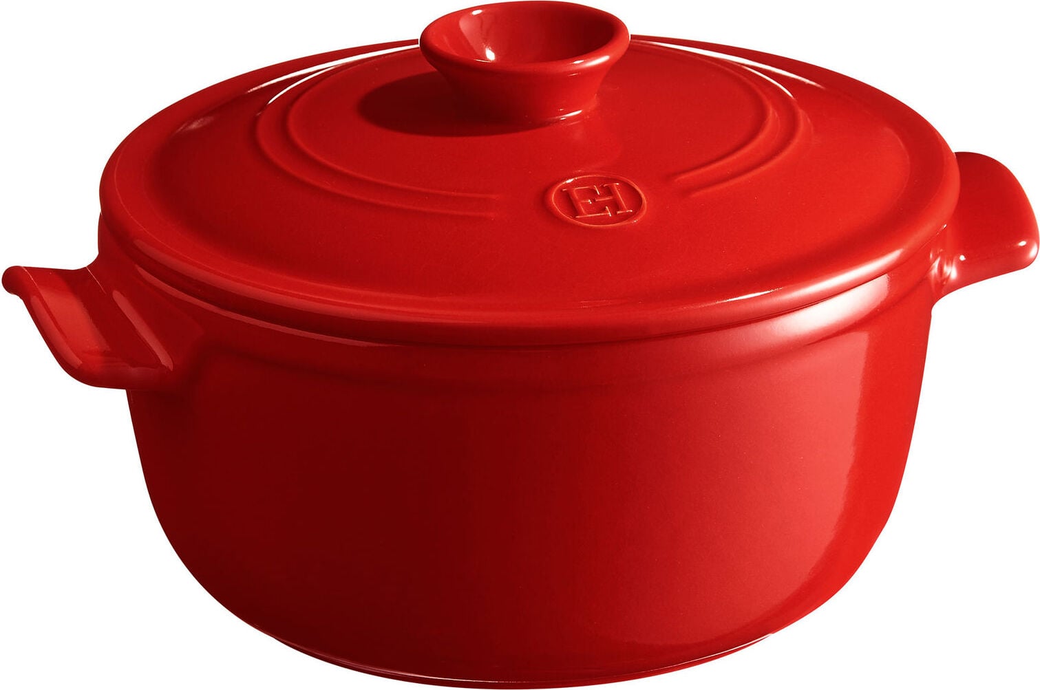 Garnek ceramiczny Emile Henry 2 5 l czerwony