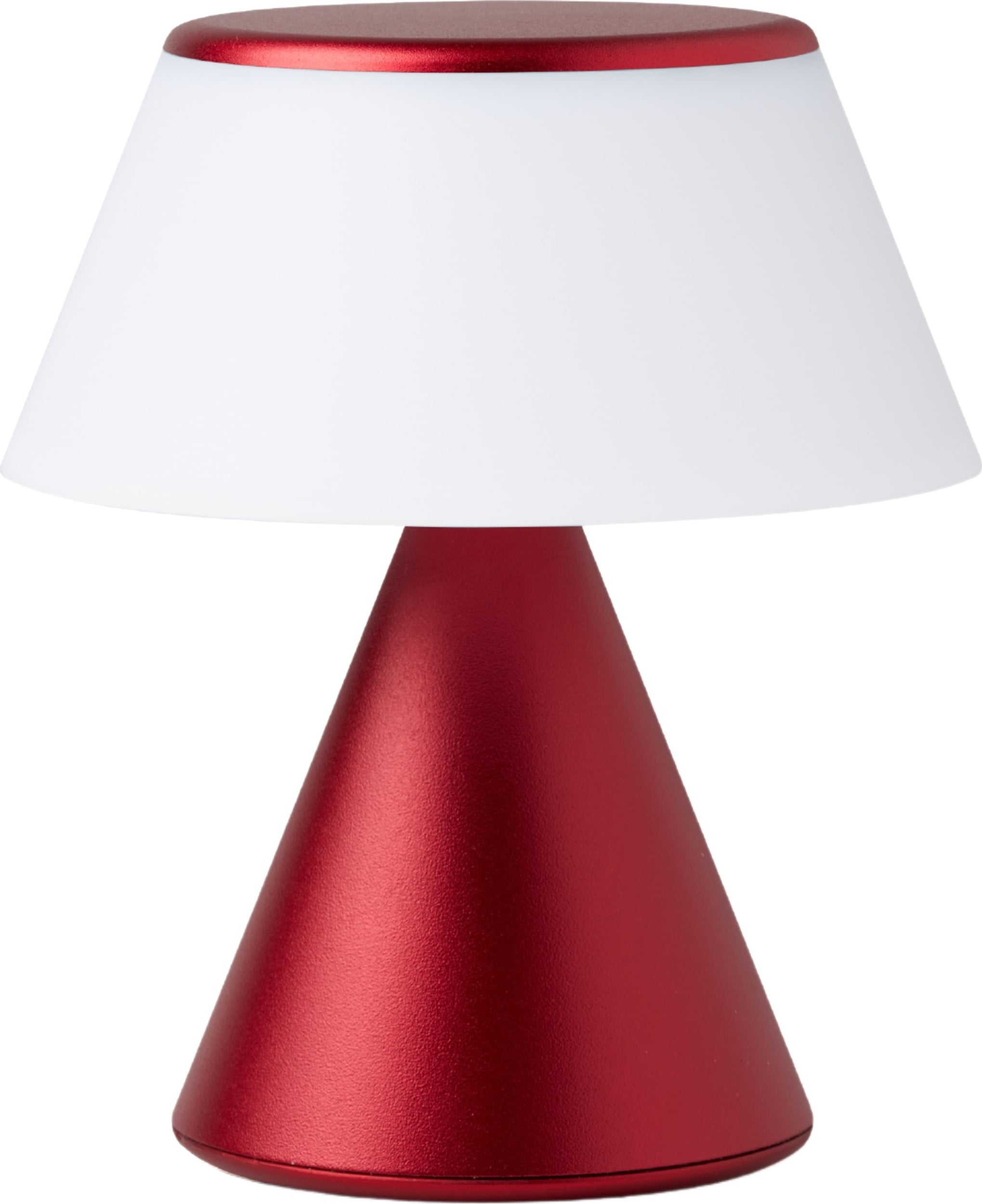 Lampa LED Luma M ciemnoczerwona