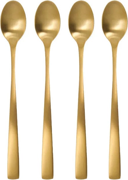 Łyżeczki do latte Golden 18 2 cm złote 4 szt.