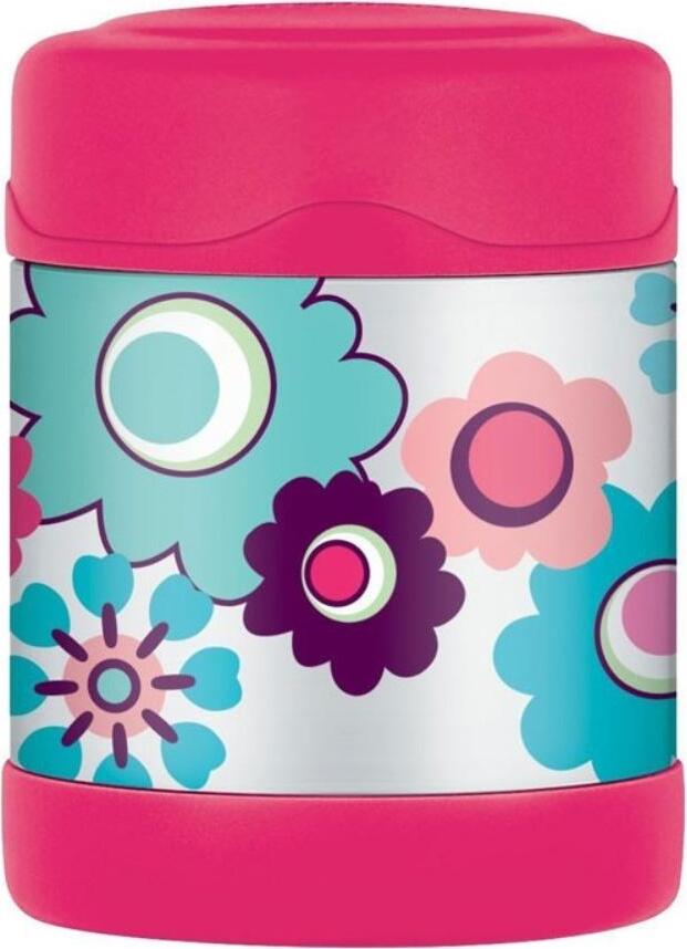 Termos obiadowy dla dzieci FUNtainer kwiaty 290 ml różowy