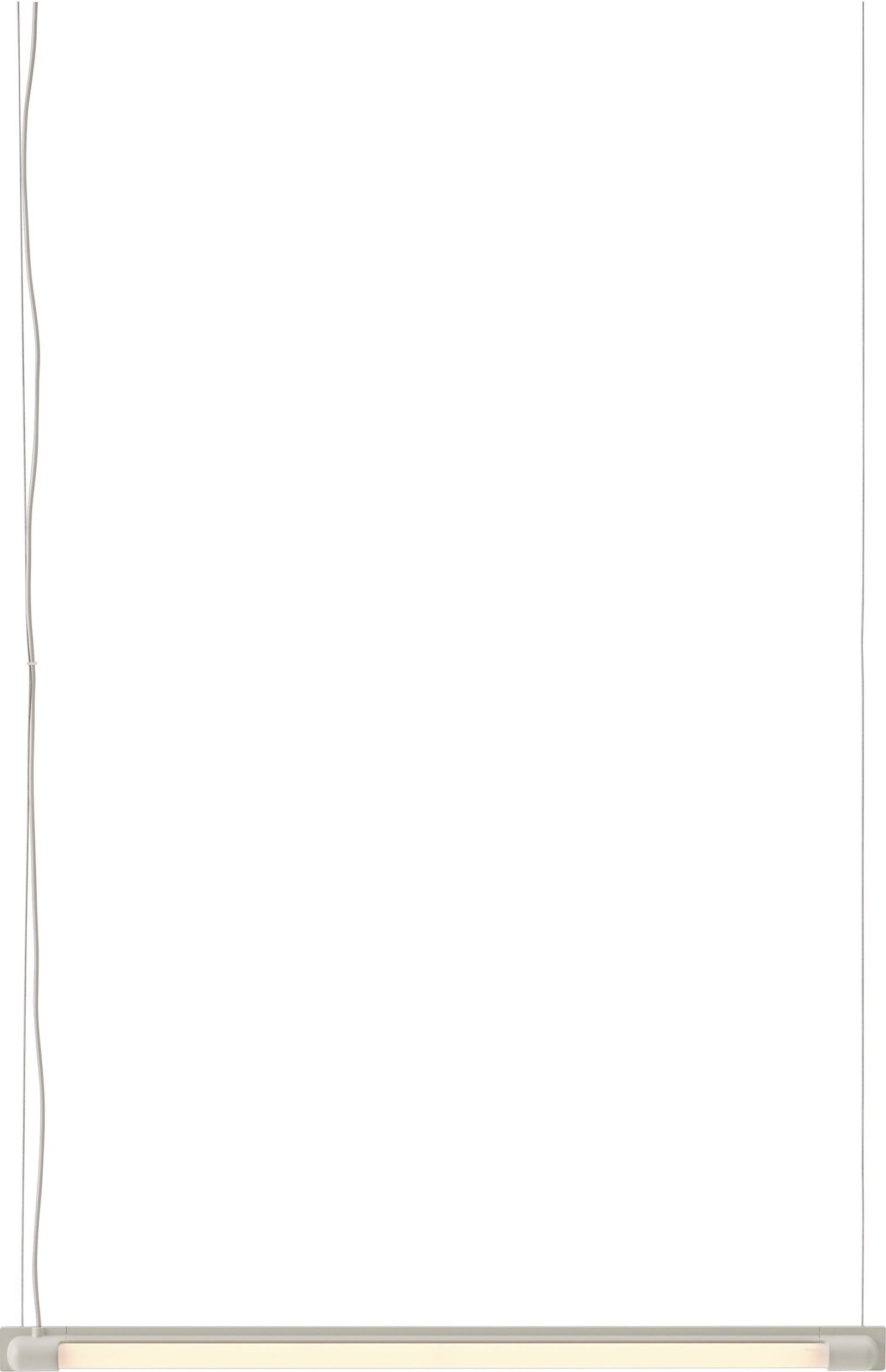 Lampa wisząca Fine Suspension 60 cm szara