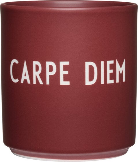 Kubek Favourite Celebration Carpe Diem burgundowy