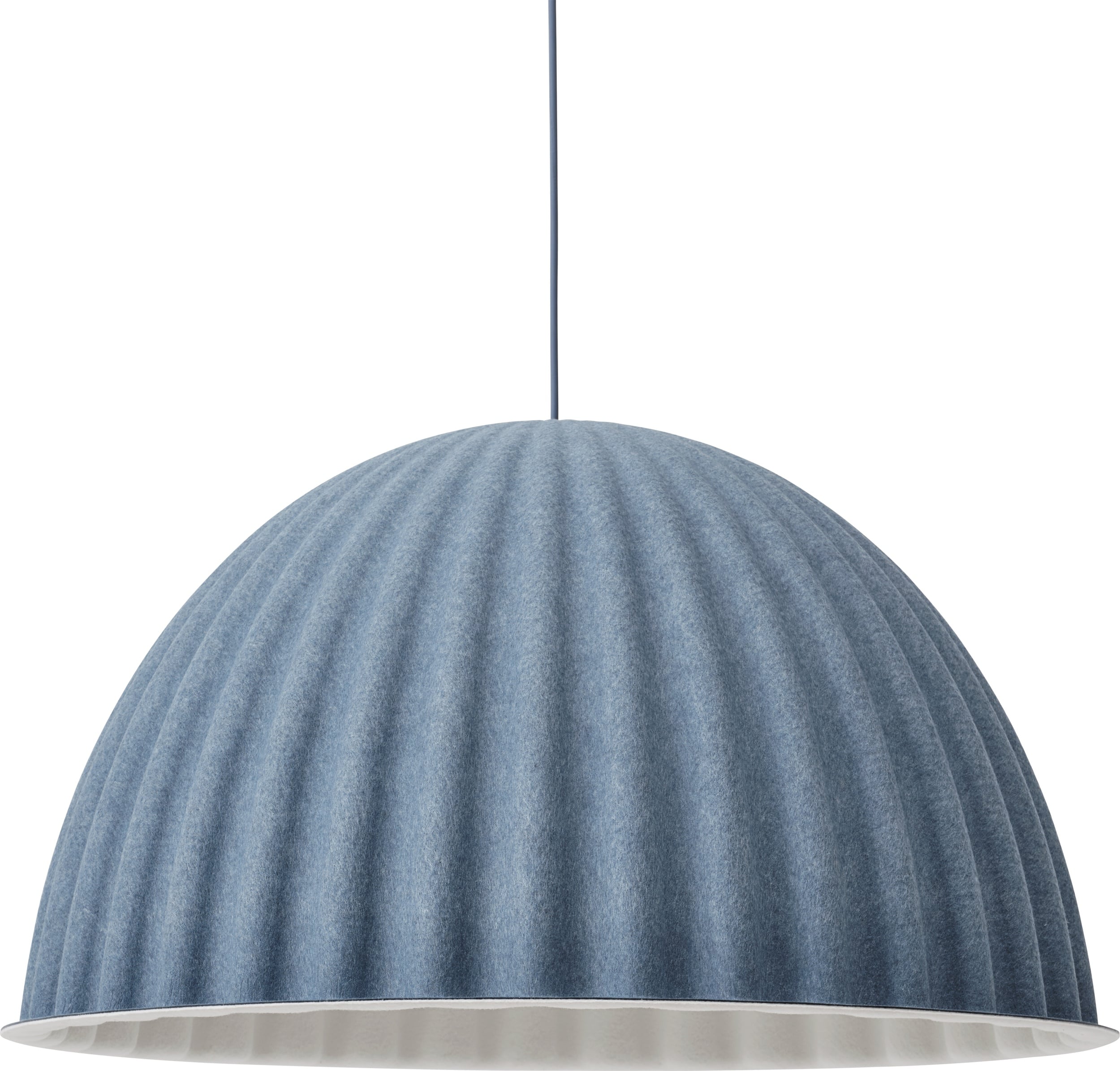 Lampa wisząca Under The Bell 82 cm niebieska