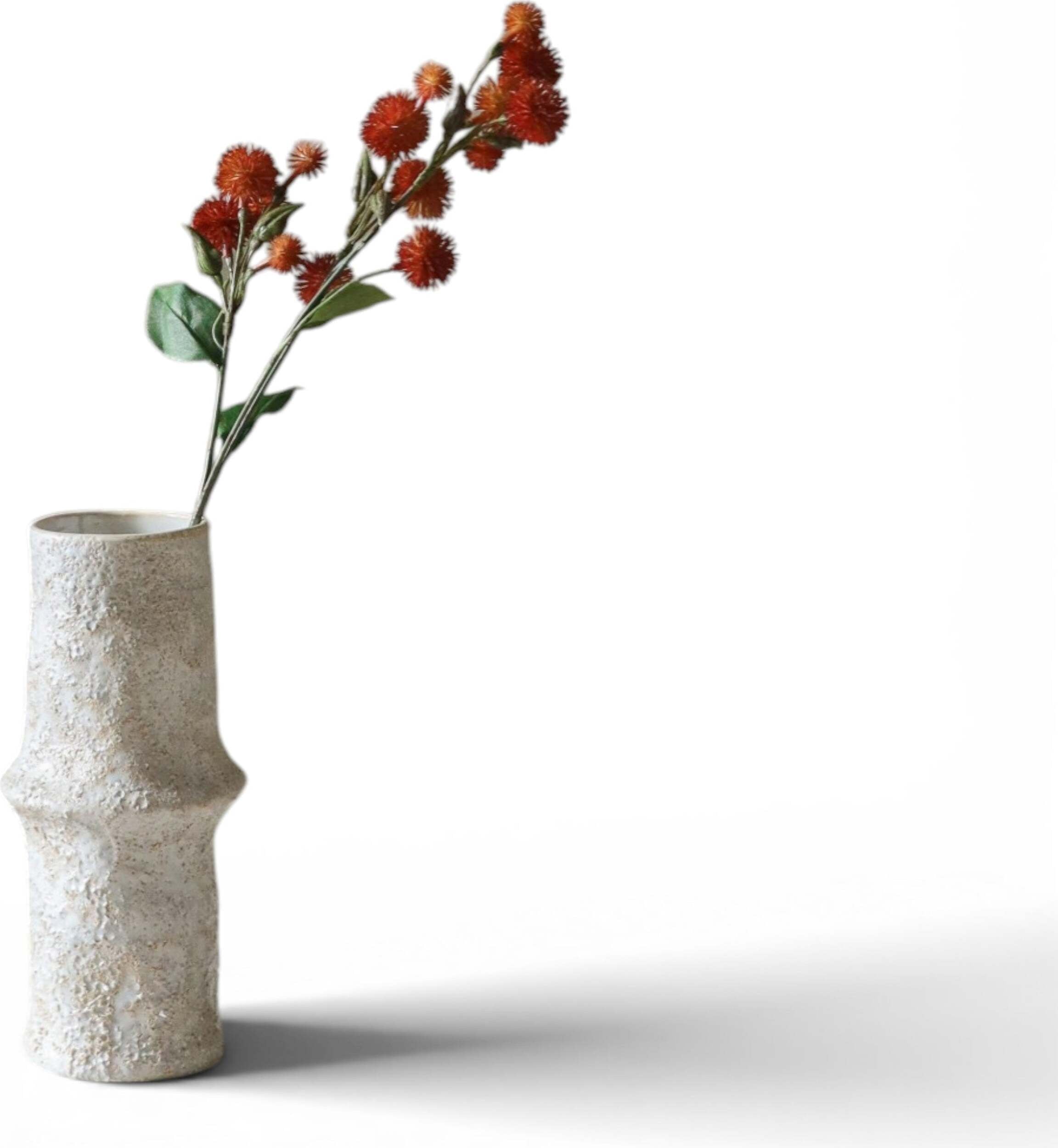 Kwiat sztuczny Botane przegorzan 51 cm ciemnopomarańczowy