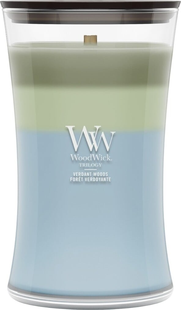 Świeca WoodWick Trilogy Verdant Woods duża