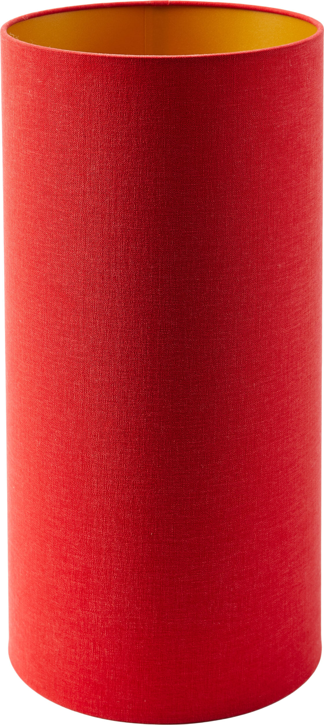Abażur do lampy Soft Canvas 25 cm czerwony
