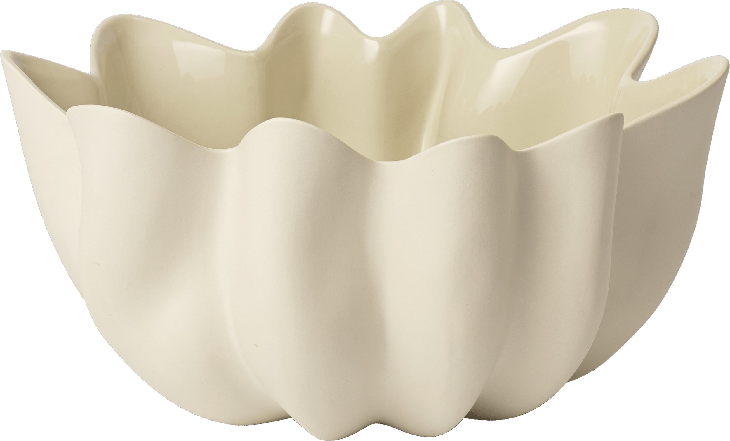 Miska Nium 36 cm złamana biel