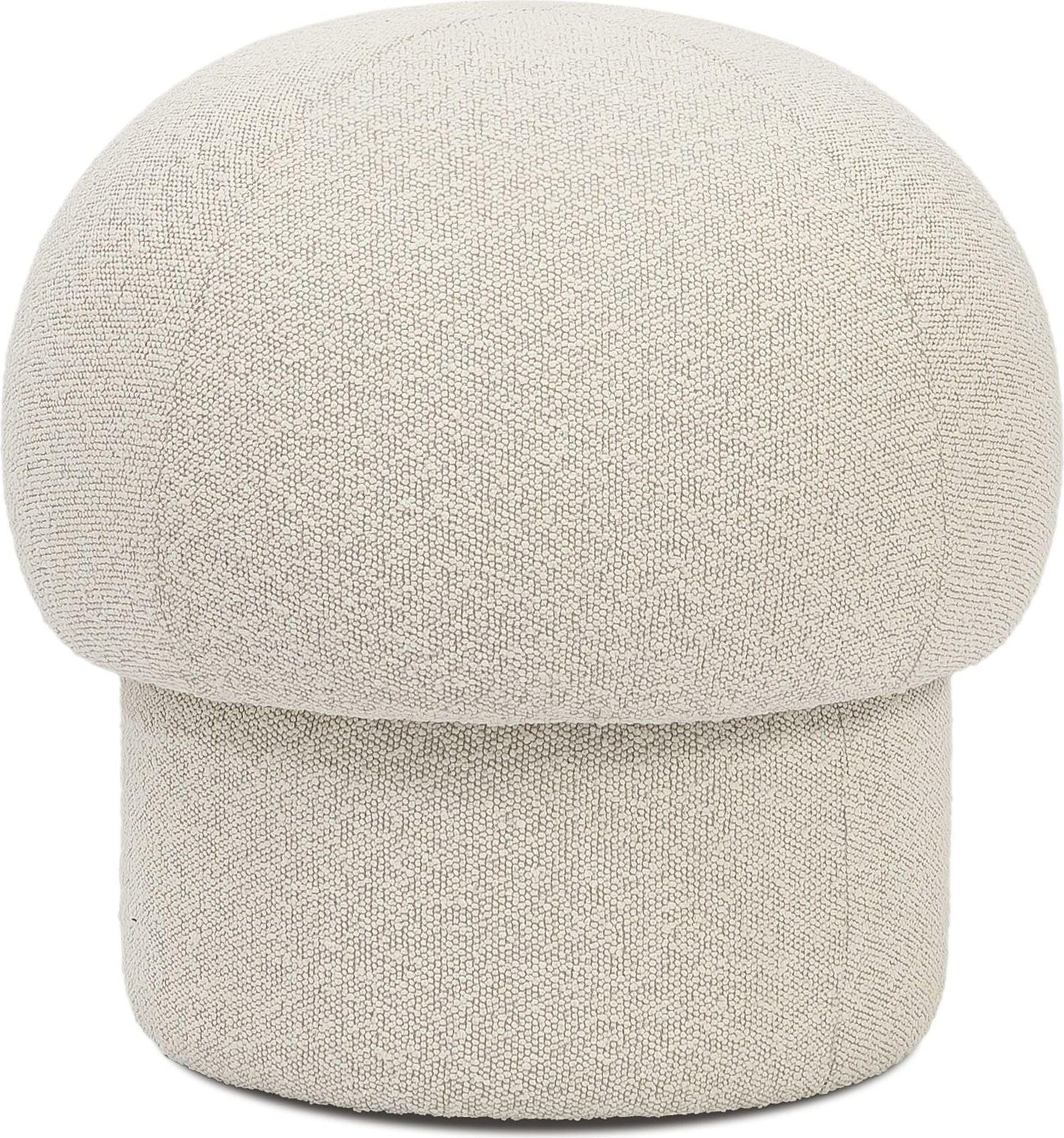 Puf Uno 50 cm kremowy