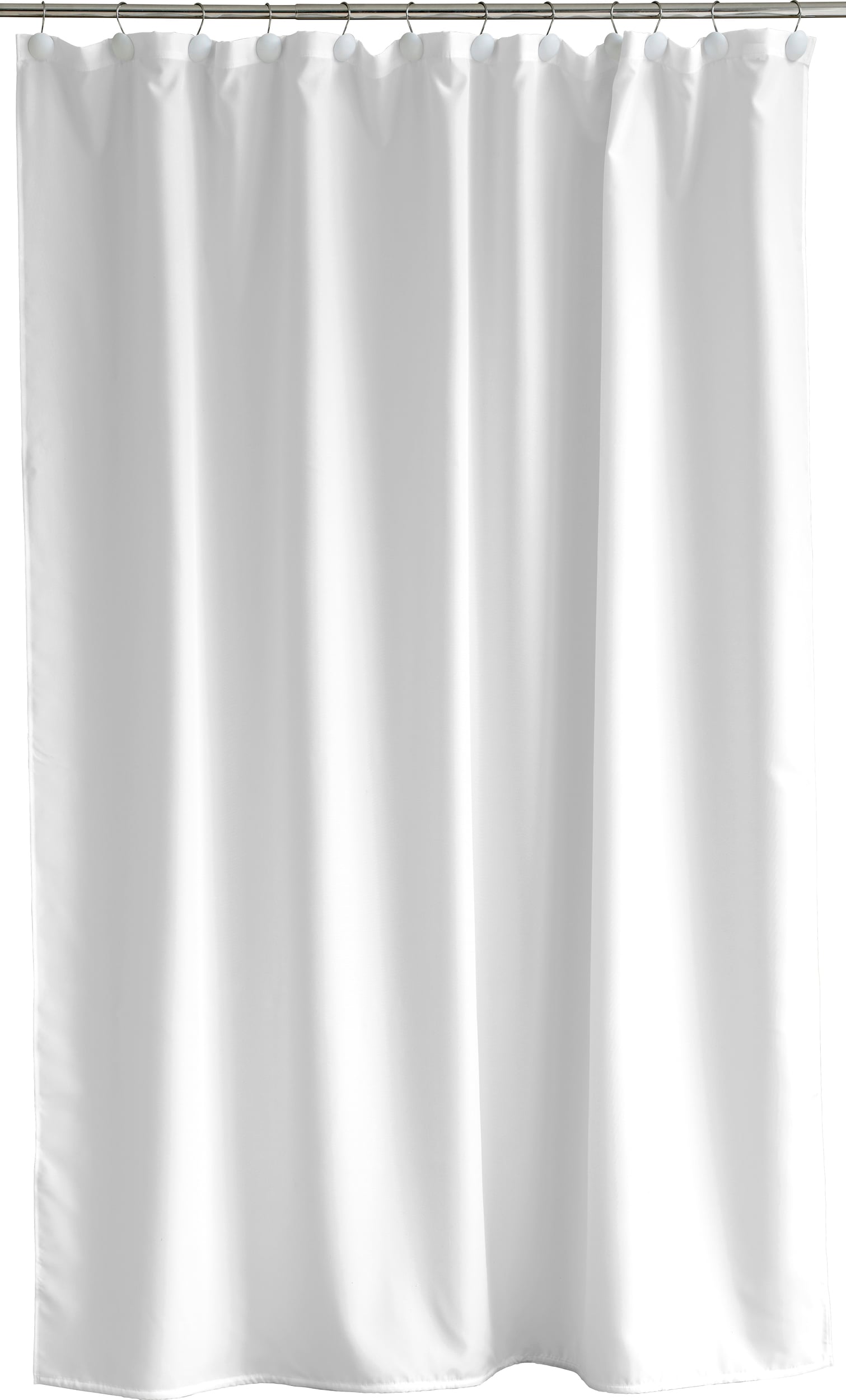 Zasłona prysznicowa Comfort 180 x 220 cm biała z recyklingu
